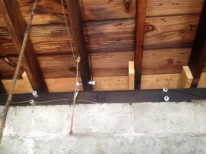 older homes can have knob and tube wiring, its common in Rhode Island.